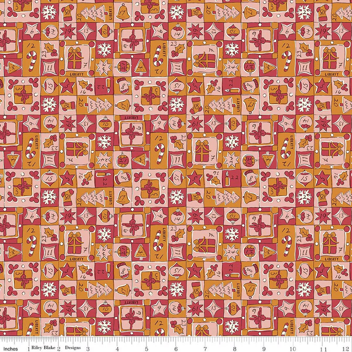 Festive Magic || Liberty Fabrics|| Jolly Countdown A