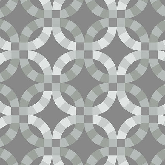 Still Fabrics - Libs Elliott - Battleship Double Wedding Ring