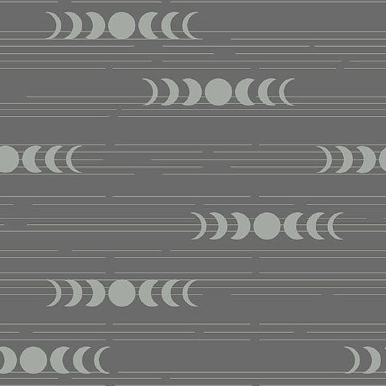 Still Fabrics - Libs Elliott - Pewter Moon Phases