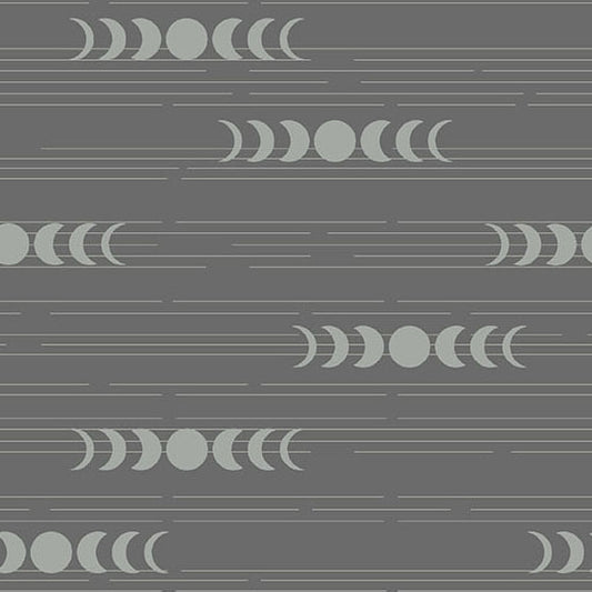Still Fabrics - Libs Elliott - Pewter Moon Phases