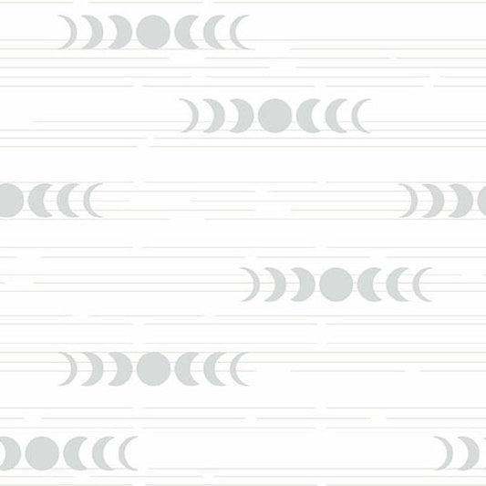 Still Fabrics - Libs Elliott - White Moon Phases