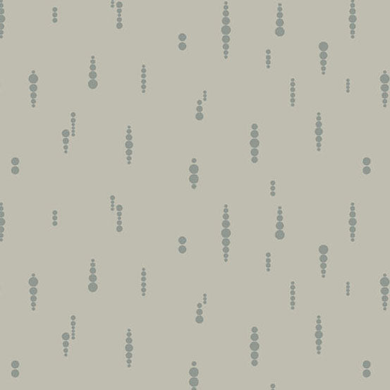 Still Fabrics - Libs Elliott - Pastel Grey Crop Circles