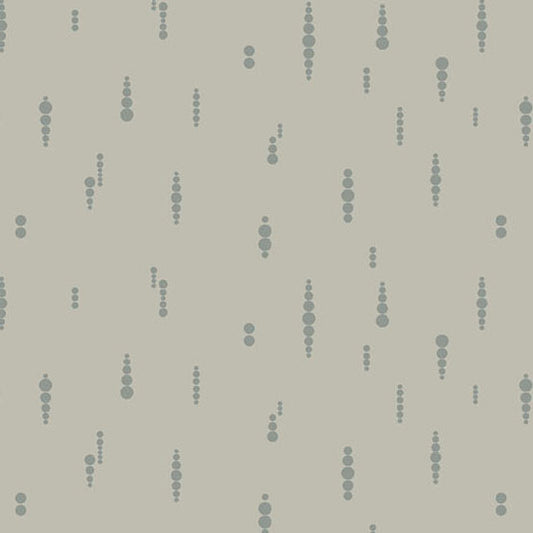 Still Fabrics - Libs Elliott - Pastel Grey Crop Circles