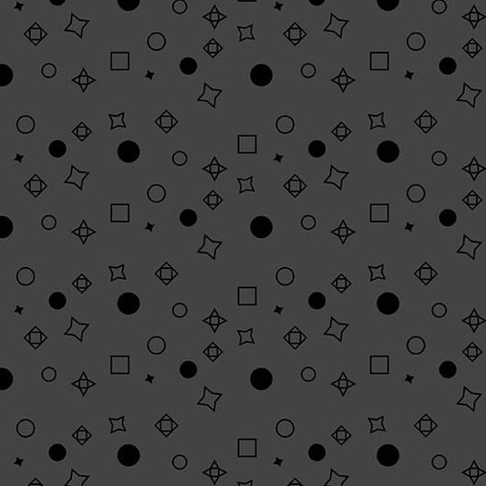 Still Fabrics - Libs Elliott - Slate Space Junk