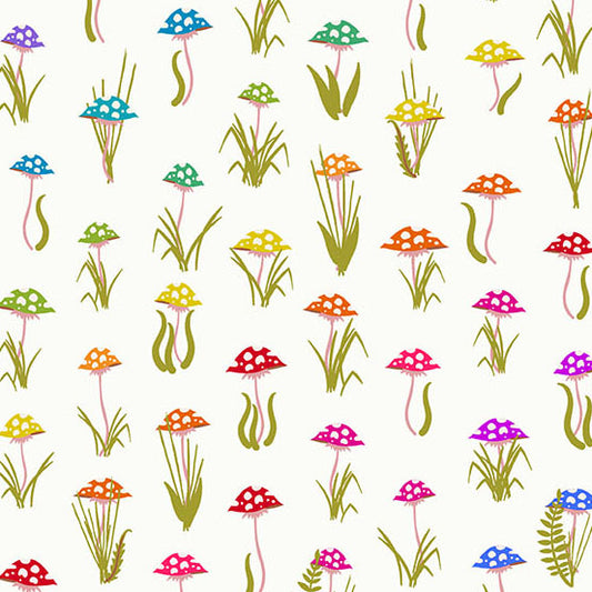 Color Wheel Fabrics by Alison Glass - Day Mushroom Parade