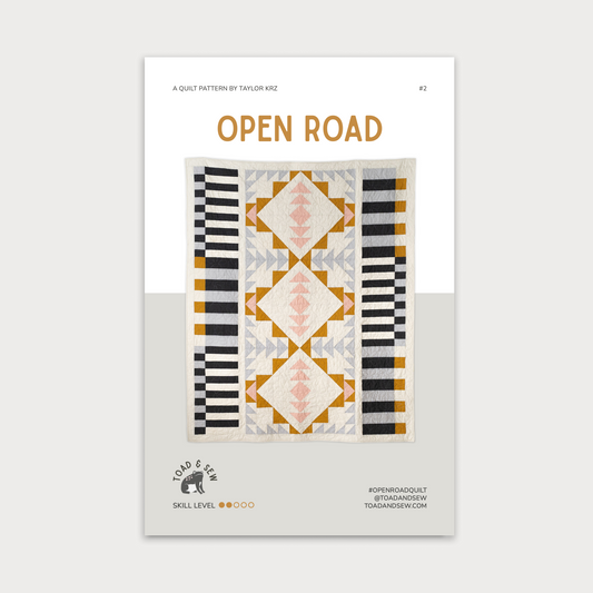Open Road Quilt Pattern - Toad and Sew