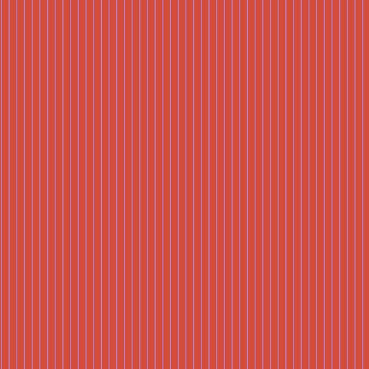 Tula Pink's True Colors Fabric - Tiny Stripe - Wildfire