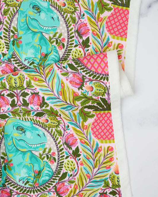 Roar! - Tula Pink - Tree Rex - Blush