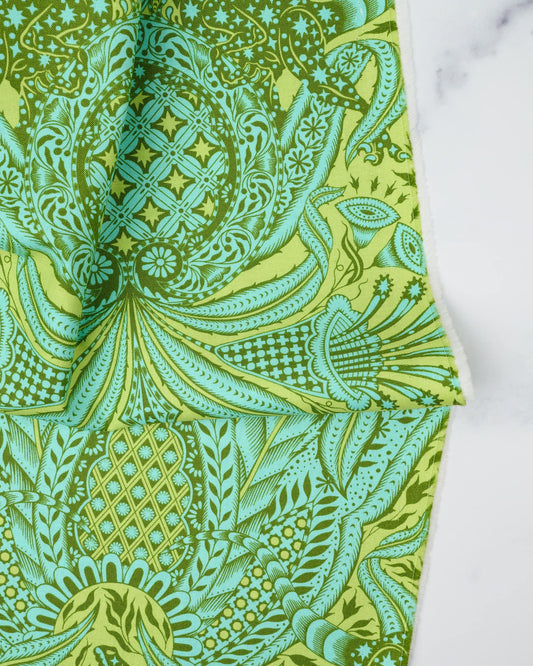Roar! - Tula Pink - Gift Rapt Lime