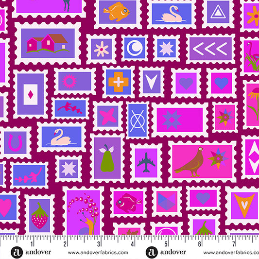 Postmark Fabrics - Alison Glass - Ametyst Collector