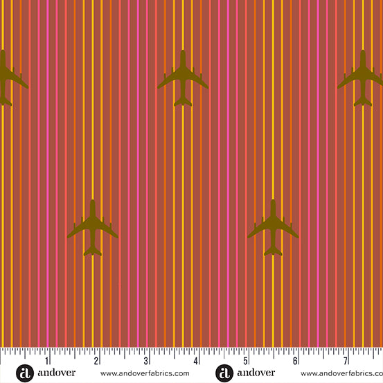 Postmark Fabrics - Alison Glass - Amber Air Mail
