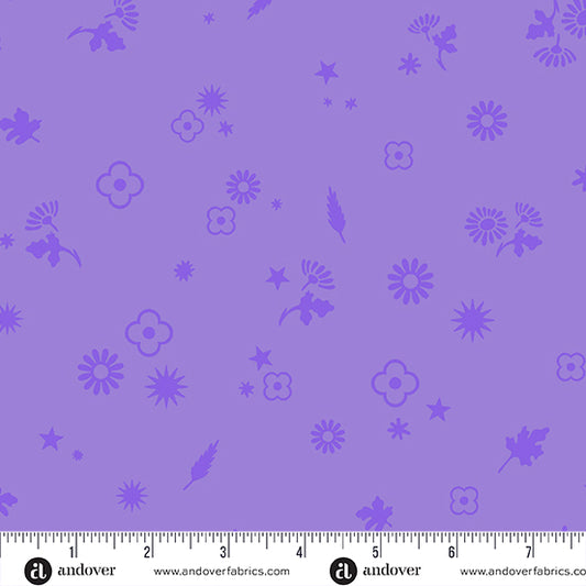 Postmark Fabrics - Alison Glass - Lilac Margin