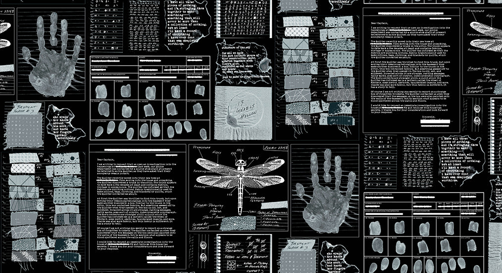 Sleuth Fabric - Giucy Giuce - Gumshoe Microfiche