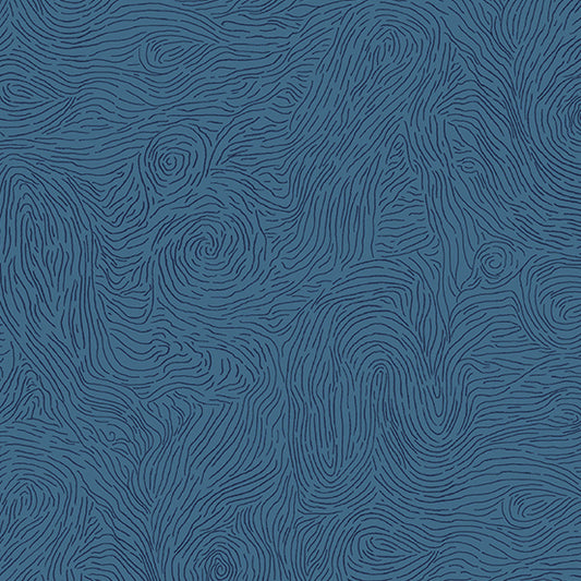 Sleuth Fabric - Giucy Giuce - Blue Moon Whorls