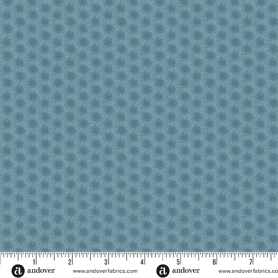 Sewing Basket - Laundry Basket Quilts - Sapphire Pebbles