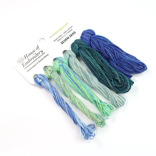 Seven Seas Pearl 8 / 5 / 3 Six Skeins - House of Embroidery