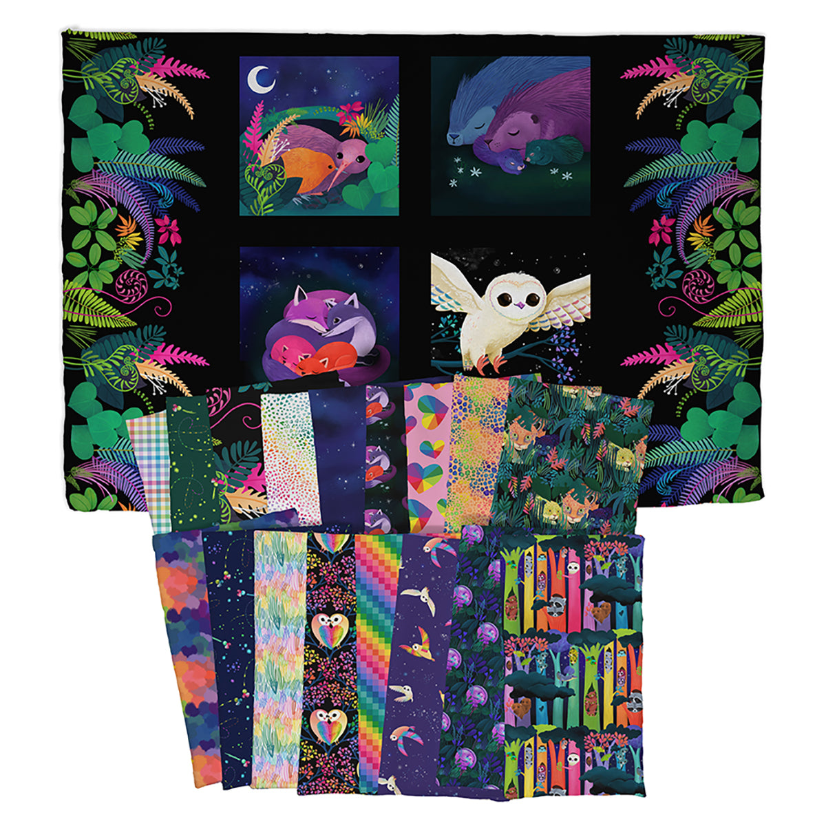 Love Under The Stars 18 Fabric Bundle || Daughter Earth and Katy Tanis
