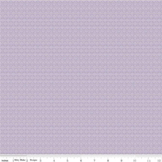 Stitcher's Flannel - Riley Blake - Railroad Stripe - Lavender