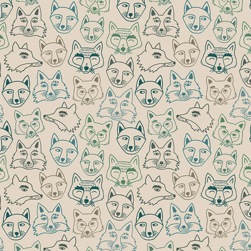 Timberline Flannel - Hello Fox Sycamore - Jessica Swift