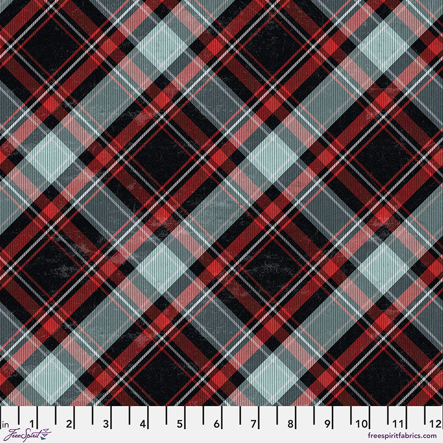 Winter Plaid Multi - Wonderland Flannels by Tim Holtz for Free Spirit