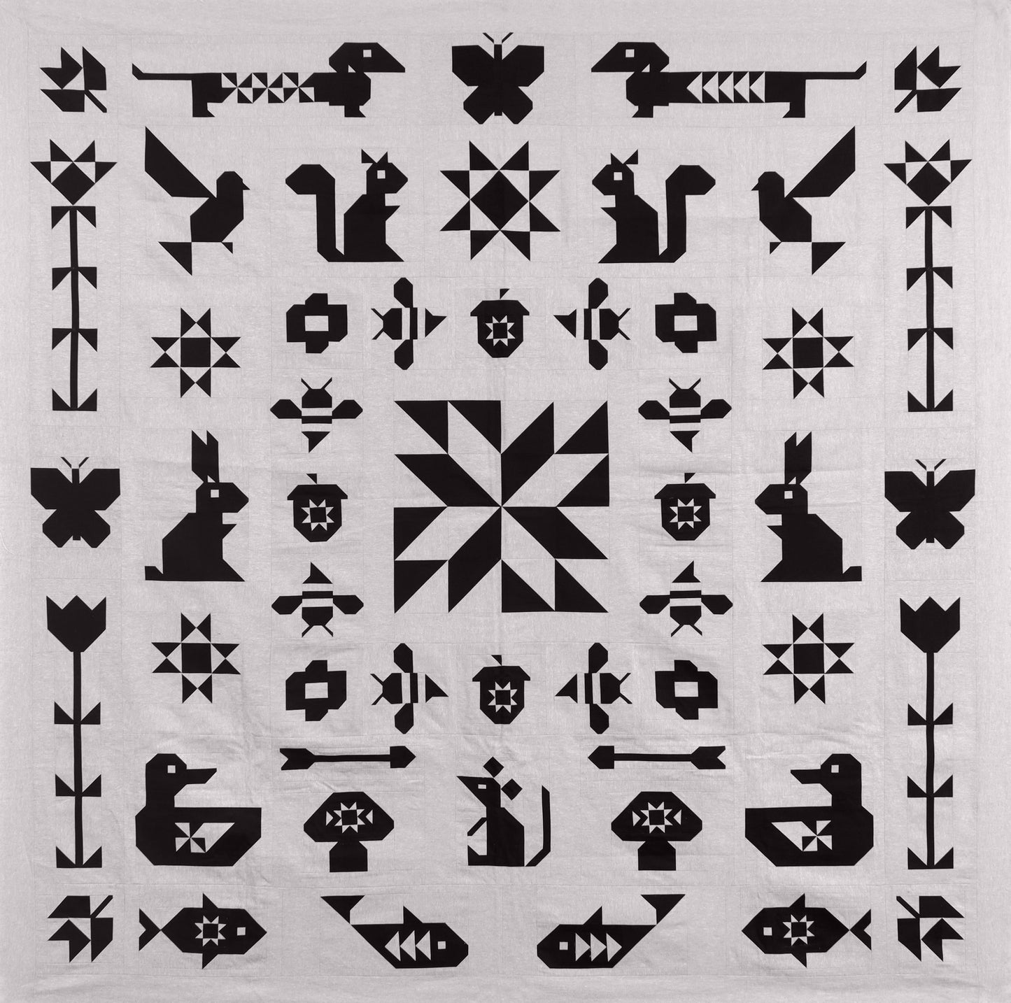 Folk Sampler Quilt - Art East Quilting