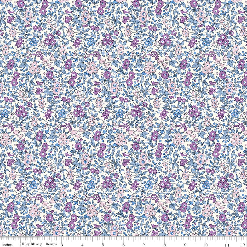 Everlasting || Liberty Fabrics || Forget Me Not Blossom A