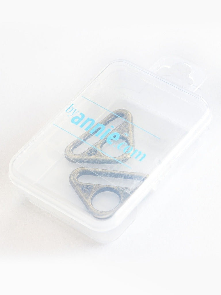 Triangle Ring 1" Nickel - By Annie