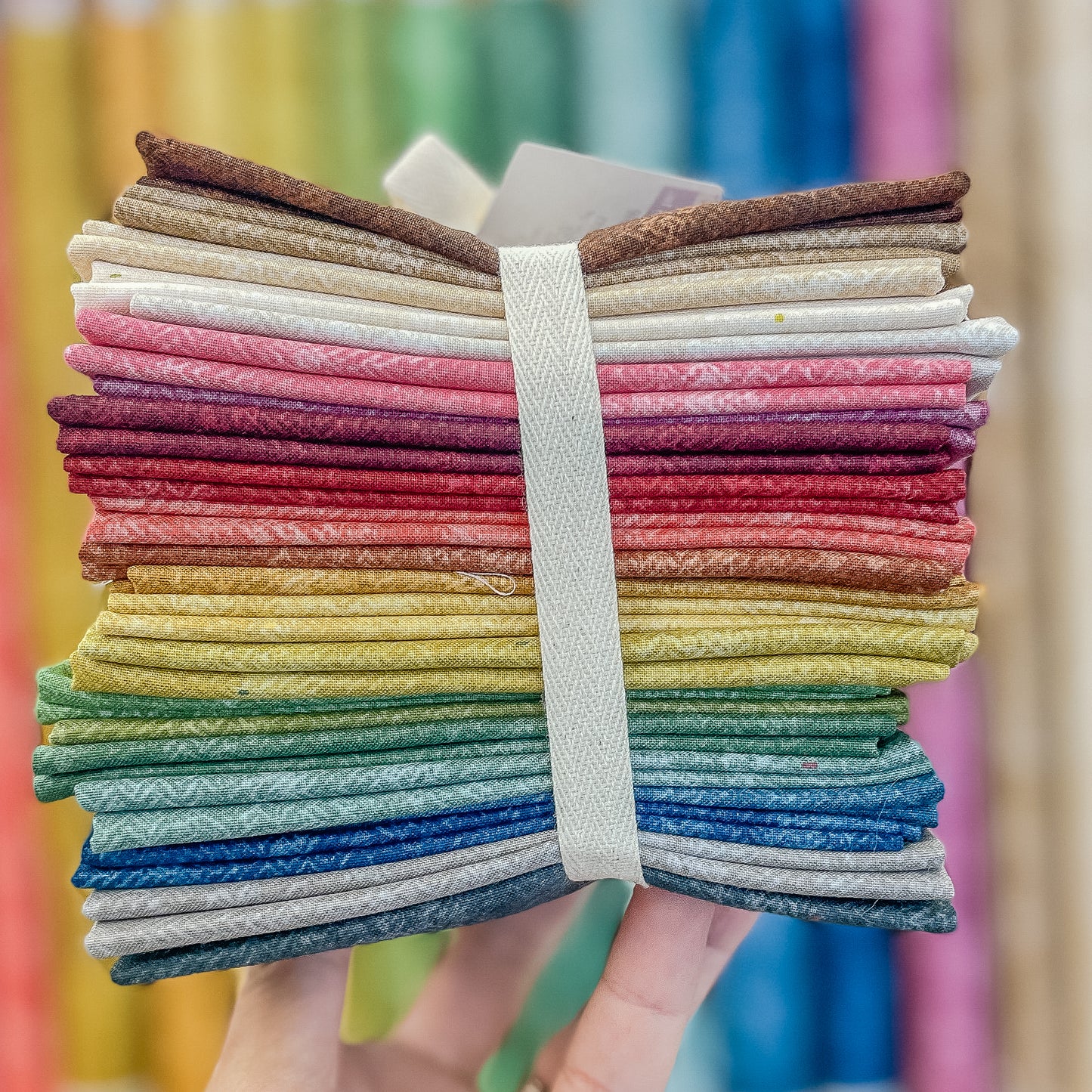 Tea Dye 24 Fabric Bundle - Laundry Basket Quilts