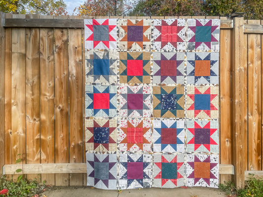 Sleuth + Star Adventure Quilt Kit - Then Came June and Giucy Giuce