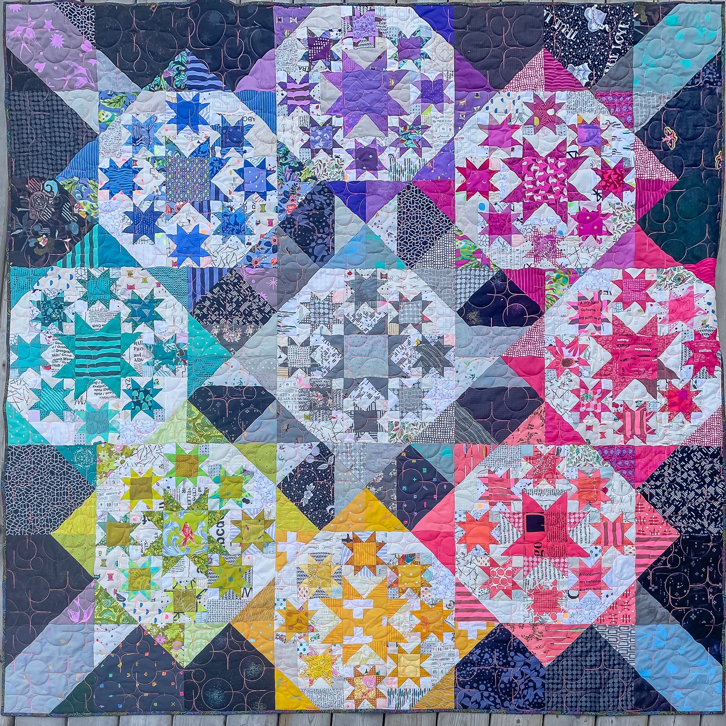 Star Systems Quilt Pattern - Elizabeth Hartman