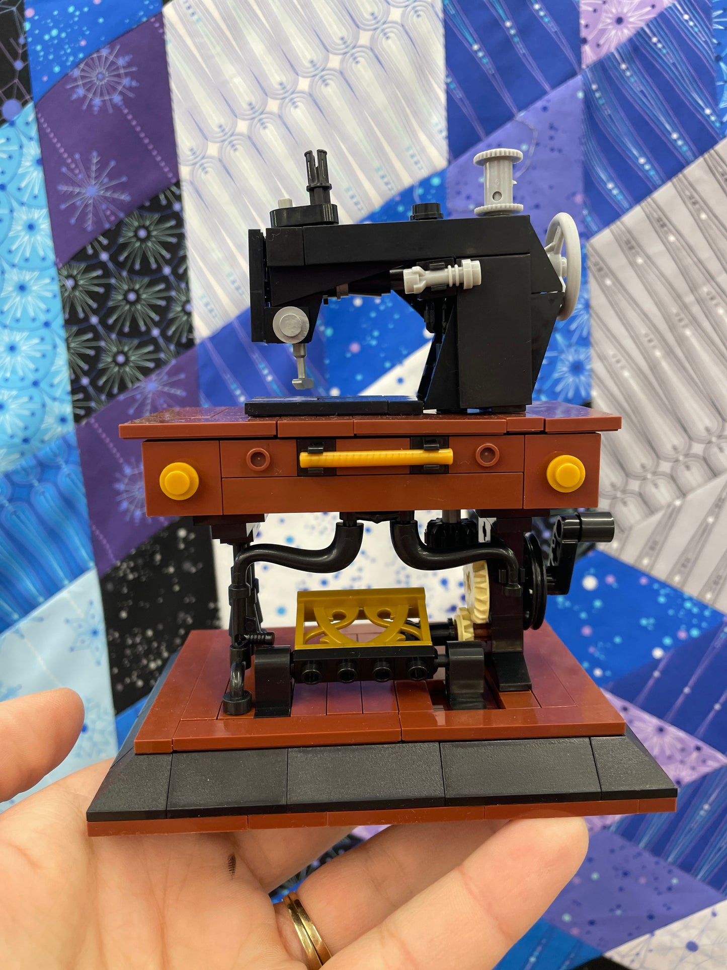 Vintage Sewing Machine Block Set