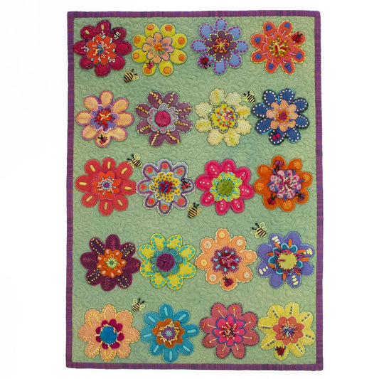 Flower Play Sampler Series Quilt - Sue Spargo