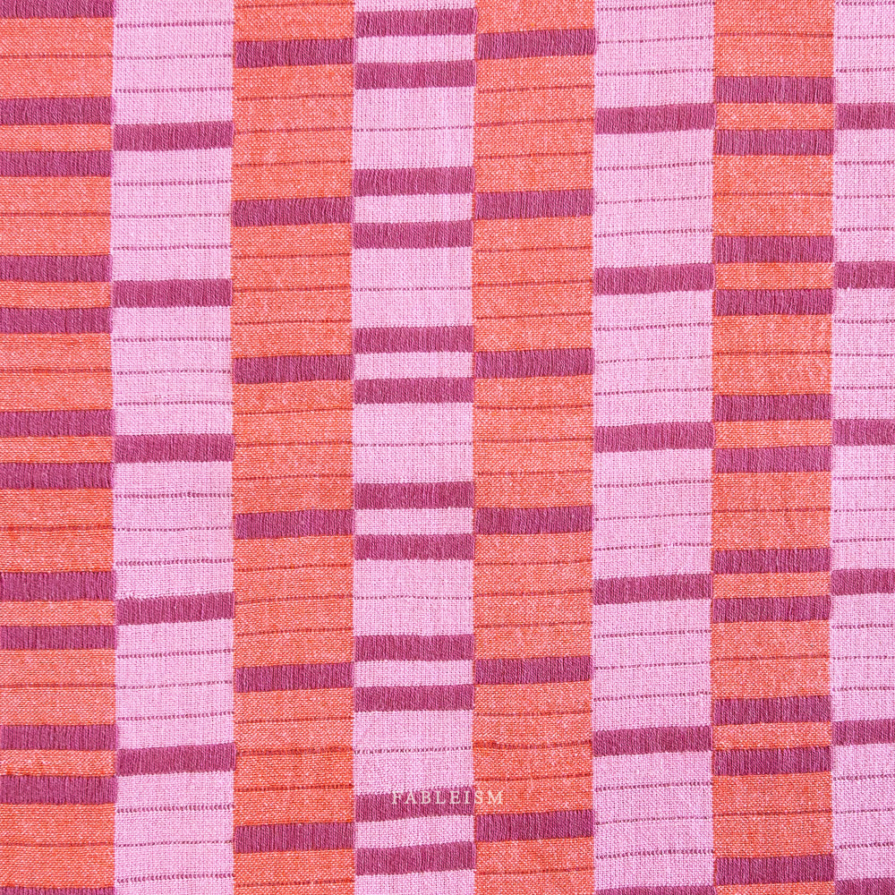 Lucky Loom by Fableism - Southwest Stripe - Berry