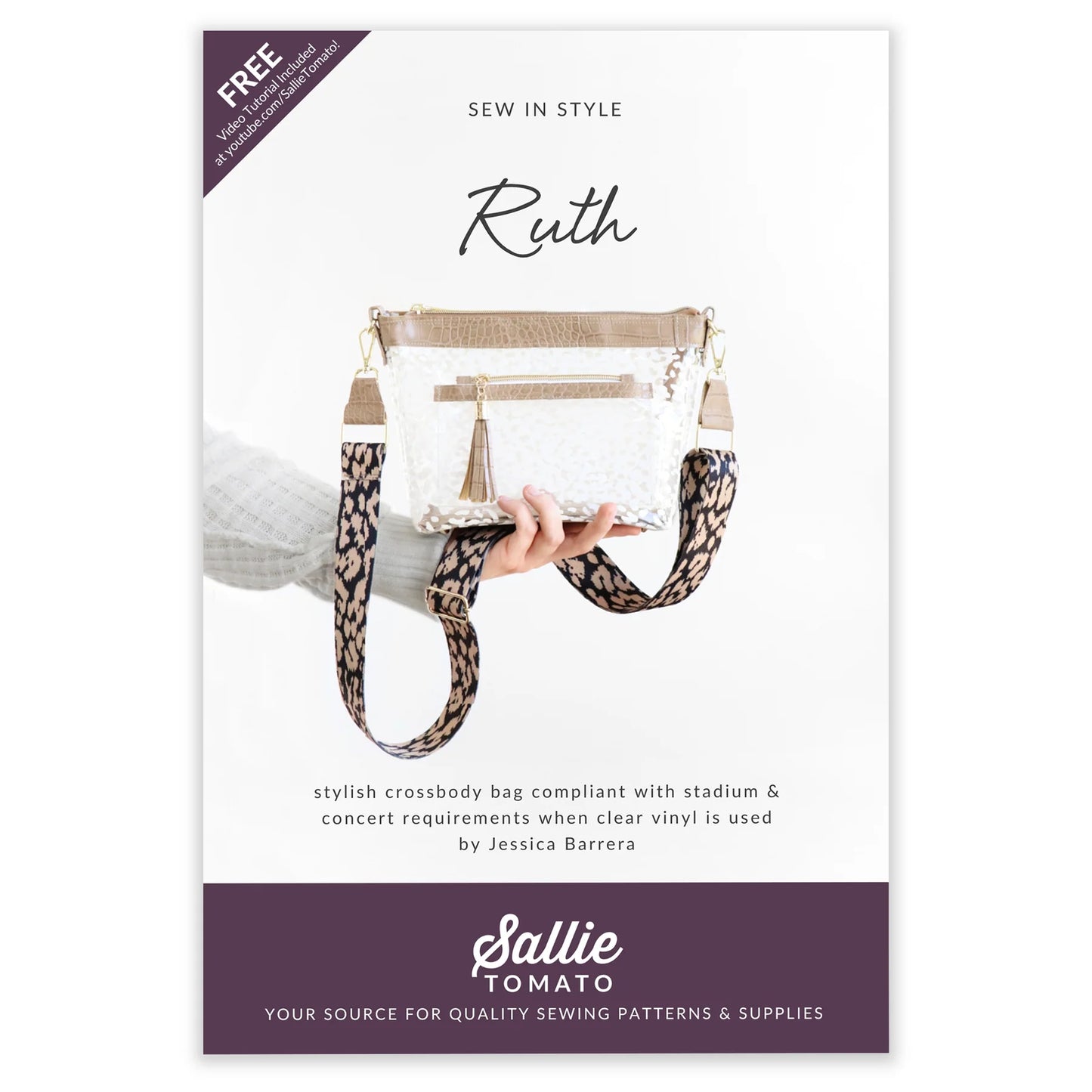 Ruth Stadium Bag Kit || Tula Pink Floral Reef Version