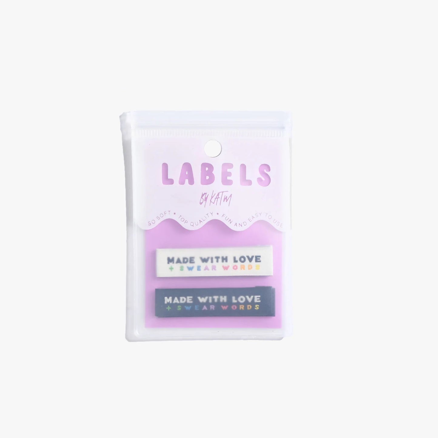 Made With Love and Swear Words Labels - Kylie and the Machine