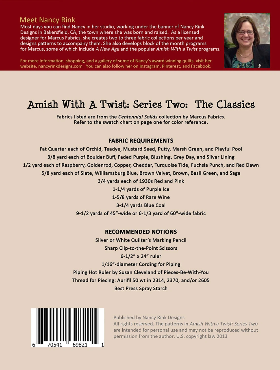 Amish With A Twist: Series Two: The Classics Book || Nancy Rink