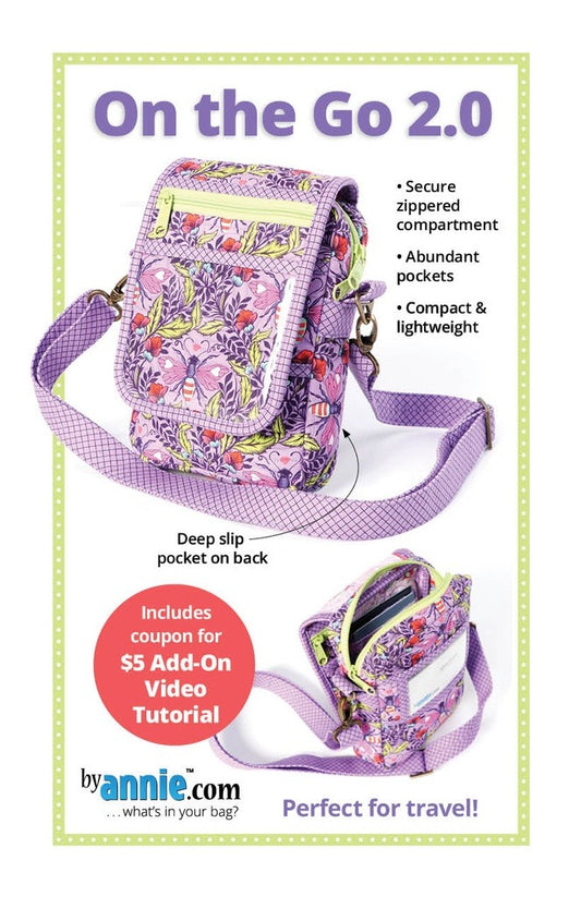 On The Go 2.0 Bag Pattern - By Annie