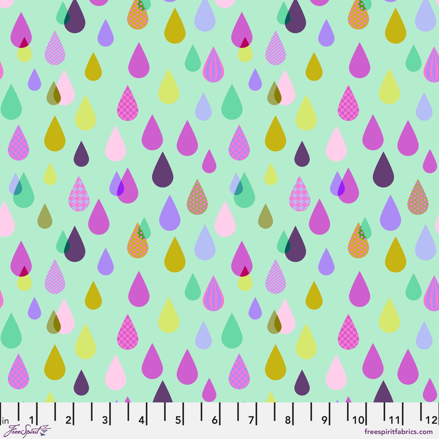 Tula Pink's Untamed - Rainfall Cosmic