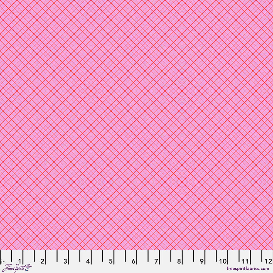 Tula Pink's True Colors 2025 - On The Grid Bubblegum