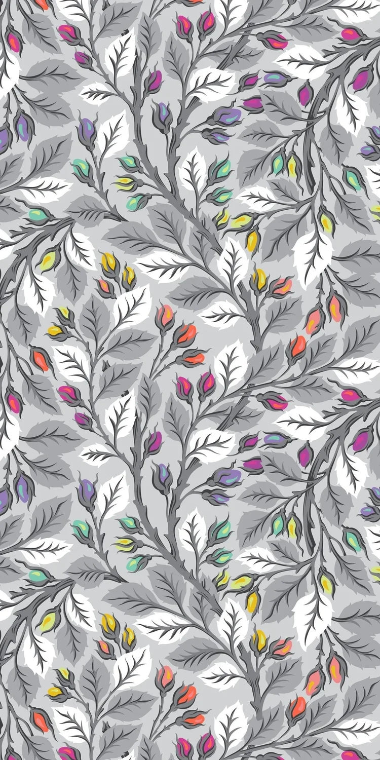 Tula Pink Graywork - Best Buds Extra Wide Backing