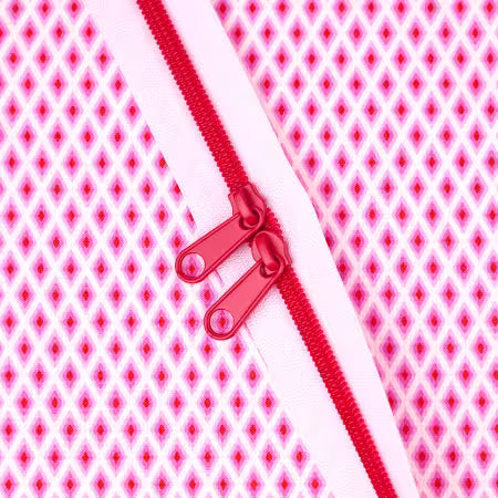 Handbag Zipper || Renaissance Ribbon || Coral Bloom