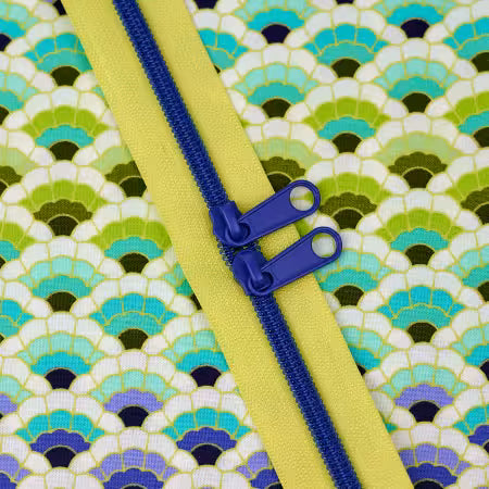 Handbag Zipper || Renaissance Ribbon || Electric Lime