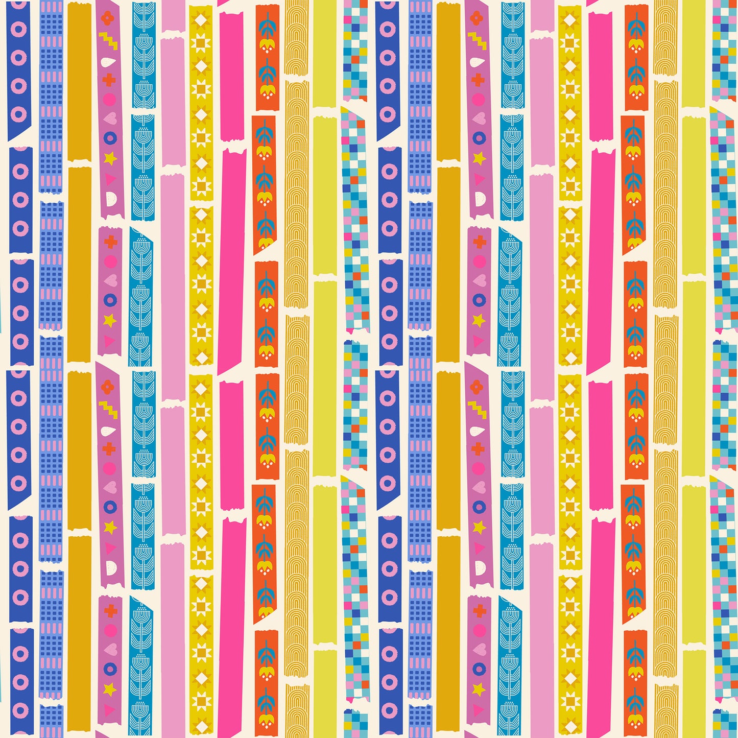Washi Plus Fabric - Rashida Coleman Hale for Ruby Star Society - Yay Its Tape Natural