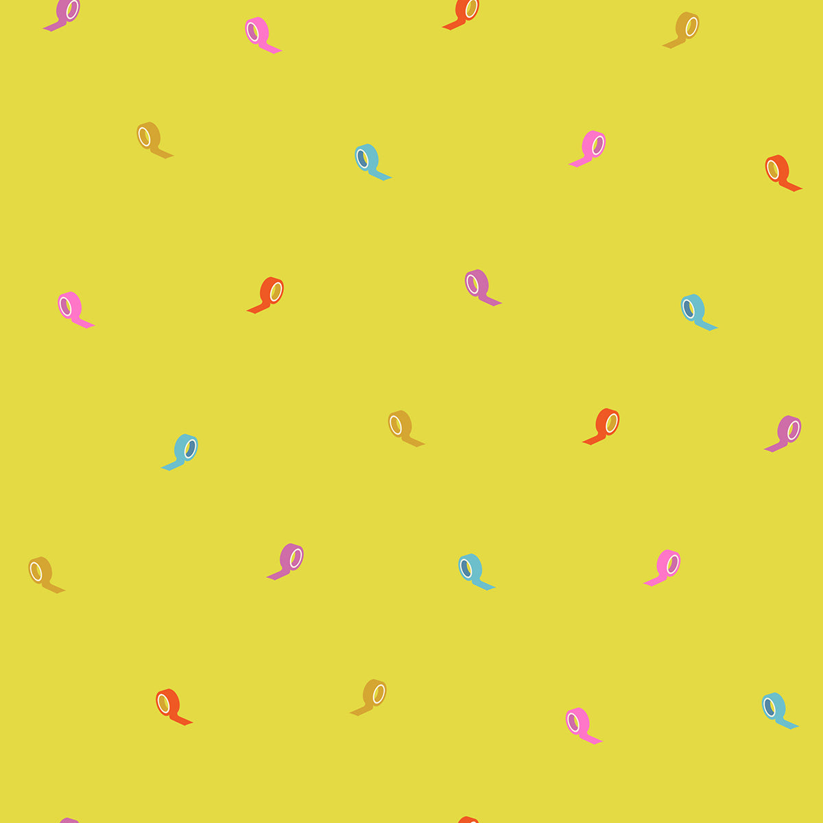 Washi Plus Fabric - Rashida Coleman Hale for Ruby Star Society - Roll With it Citron