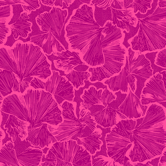 Glow Garden Fabrics - Sarah Watts for Ruby Star Society - Ginko Light Berry