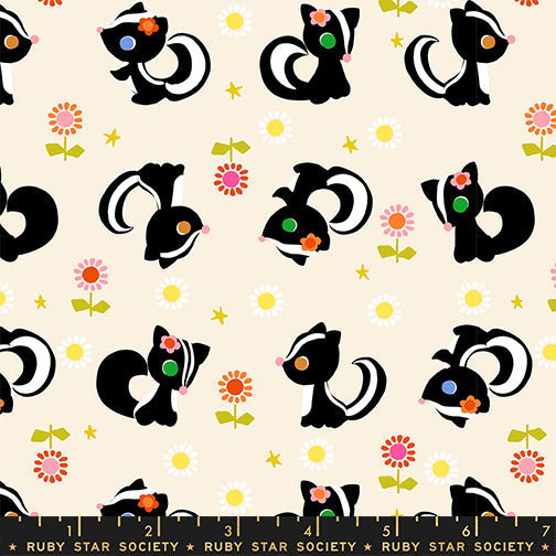 Daisy Days Fabrics || Alexia Abegg for Ruby Star || Flower Friends Natural