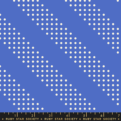 Sidekicks Fabric || A Ruby Star Society Collaborative Collection || Dottie Royal Blue