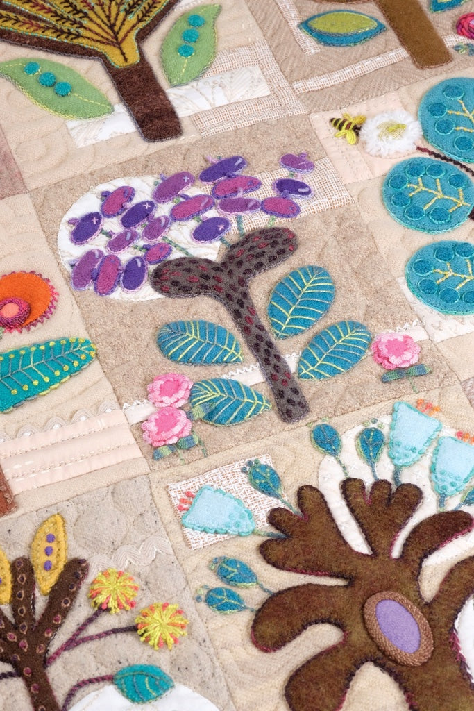 Rooted Quilt Kit - Sue Spargo