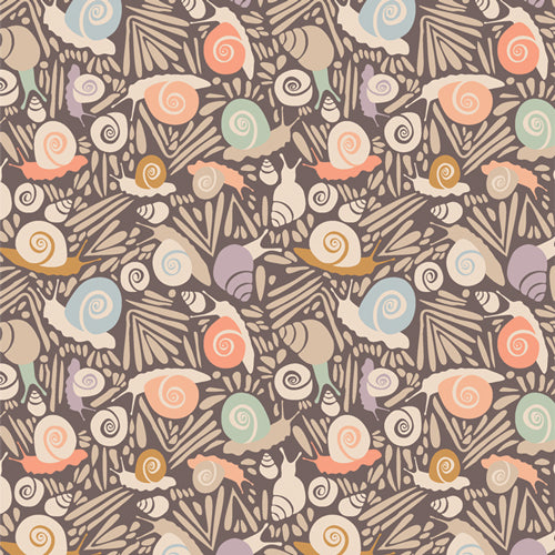 Slow Summer Cotton Fabric - Suzy Quilts for Art Gallery Fabrics - Snails
