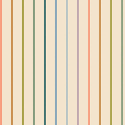 Slow Summer Cotton Fabric - Suzy Quilts for Art Gallery Fabrics - Tiny Stripe Pearl